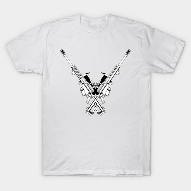 Barret .50 cal Insect T-Shirt by euglenii